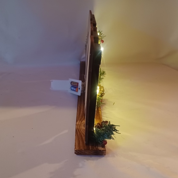 Pier 1 Imports LED Light-Up 'Noel'  Sign Wood Tabletop Decor Christmas - Picture 3 of 5